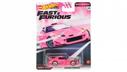 Машинка Premium Hot Wheels Honda S2000 Fast & Furious 1:64 GJR81 Pink - Retromagaz, image 1