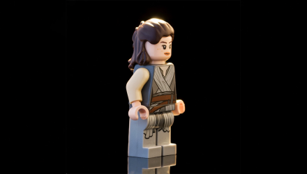 Фігурка Lego Джедай Rey Light Bluish Gray Tied Robe Star Wars sw0866 Б/У - Retromagaz, image 1