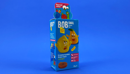 Набор Bob Snail Натуральные Фруктовые Конфеты Яблоко-Груша и Игрушка 20g - Retromagaz, image 3