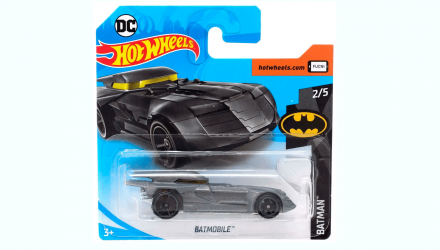 Машинка Базовая Hot Wheels DC Batmobile Batman 1:64 FYF60 Grey - Retromagaz, image 1