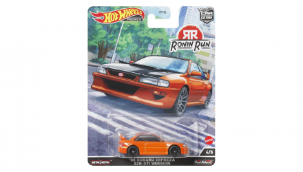 Машинка Premium Hot Wheels '98 Subaru Impreza 22B STi-Version Ronin Run 1:64 HCK14 Orange - Retromagaz, image 1