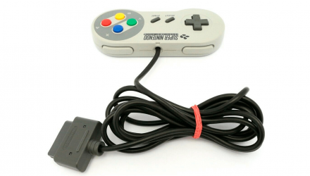 Набор Консоль Nintendo SNES FAT Europe Light Grey Б/У + Геймпад Проводной Grey 2.2m 2 шт Б/У - Retromagaz, image 6