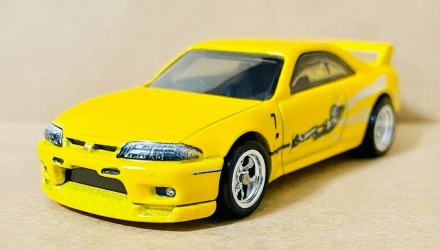 Машинка Premium Hot Wheels Nissan Skyline GT-R (BCNR33) Fast & Furious 1:64 GBW83 Yellow - Retromagaz, image 1