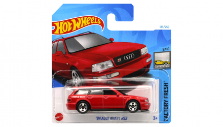 Машинка Базовая Hot Wheels '94 Audi Avant RS2 Factory Fresh 1:64 HTC54 Red - Retromagaz, image 1