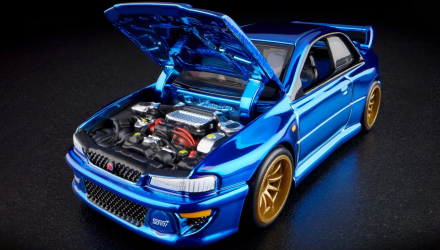 Машинка Premium Hot Wheels 1998 Subaru Impreza 22B STi-Version Red Line Club RLC 1:64 JCP09 Blue - Retromagaz, image 7
