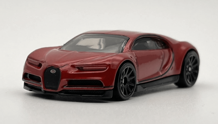 Машинка Базова Hot Wheels '16 Bugatti Chiron Quarter Mile Heroes 1:64 HTB86 Red - Retromagaz, image 1