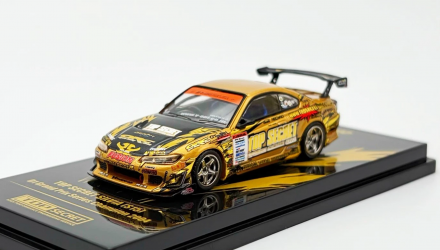 Машинка Premium INNO64 TOP SECRET Silvia (S15) Gold D1 Grand Prix Series Champion 2004 1:64 IN64-S15TS-D104 Gold - Retromagaz, image 1