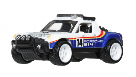 Машинка Premium Hot Wheels Porsche 914 Safari Thrill Climbers 1:64 JKF22 White - Retromagaz, image 4