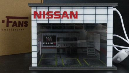 Диорама G-Fans Nissan Garage Diorama with LED 1:64 710017 Black - Retromagaz, image 4