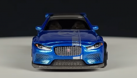 Тематическая Машинка Hot Wheels Jaguar XE SV Project 8 Fast & Furious 1:64 HNR88/HNT09 Blue - Retromagaz, image 5