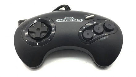 Набір Консоль Sega Mega Drive 2 MK-1631 USA Black Б/У  + Геймпад Дротовий Genesis 2шт + Флеш Картридж Evergenesis EDMD 4Gb 3000 in 1 Англійська Версія Новий - Retromagaz, image 4