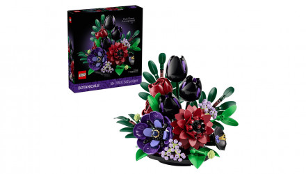 Конструктор Lego Dark Flower Arrangement Botanicals 11513 Новый - Retromagaz, image 1