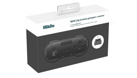 Геймпад Беспроводной 8BitDo SNES SN30 Switch PC 2.4Ghz Trans-Black Новый - Retromagaz, image 5