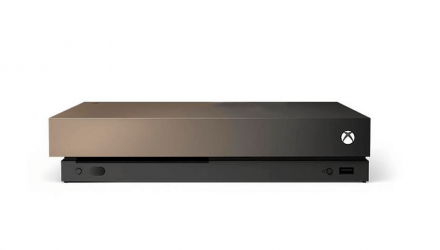 Набор Консоль Microsoft Xbox One X Gold Rush Special Edition 1TB Gold Black Б/У  + Геймпад Беспроводной Version 2 Dark Grey - Retromagaz, image 2