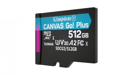 Карта Памяти Kingston Canvas Go! Plus UHS-I U3 V30 A2 + SD Adapter 512GB - Retromagaz, image 2