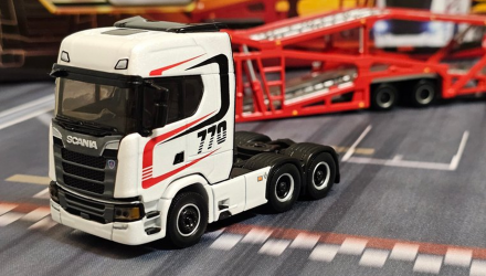 Машинка Premium Hot Wheels Scania 770 S Elite 64 1:64 HWR95 White - Retromagaz, image 4