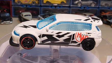 Машинка Базовая Hot Wheels Honda Civic Custom Drag Strip 1:64 HKH33 White - Retromagaz, image 4