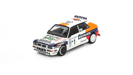 Машинка Premium MINI GT Lancia Delta HF Integrale Evoluzione #1 1993 Rallye Monte-Carlo 1:64 MGT01131 White - Retromagaz, image 1