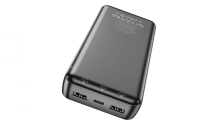 Портативный Аккумулятор Power Bank Hoco High-ranking Black 20000 mAh 10.5 W - Retromagaz, image 3