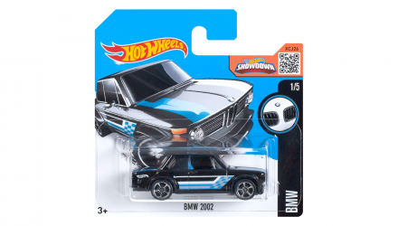 Машинка Базова Hot Wheels BMW 2002 BMW 1:64 DHR80 Black - Retromagaz, image 1