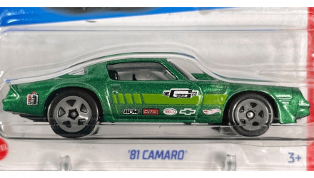 Машинка Базовая Hot Wheels '81 Camaro Then and Now 1:64 HCV81 Green - Retromagaz, image 3