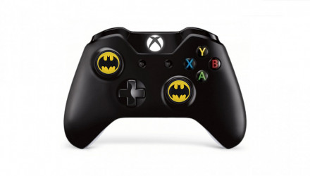 Накладки на Стики 2шт RMC Batman PlayStation 5 4 3 2 1 Xbox Series One 360 Switch 2 Black Yellow - Retromagaz, image 5