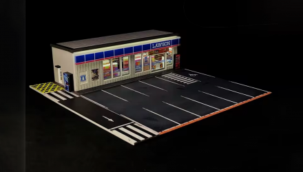 Диорама G-Fans Supermarket Lawson Супермаркет с Подсветкой 1:64 - Retromagaz, image 1