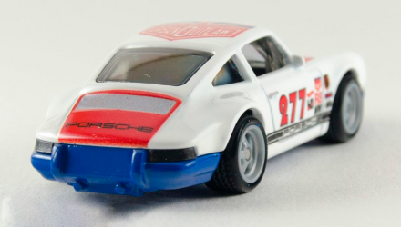 Машинка Premium Hot Wheels '71 Porsche 911 Magnus Walker Urban Outlaw Door Slammers 1:64 GJP76 White - Retromagaz, image 3