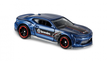 Машинка Базова Hot Wheels '18 Camaro SS Speed Graphics 1:64 FYC99 Blue - Retromagaz, image 2