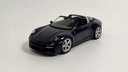 Машинка Premium MINI GT Porsche 911 Targa 4S 1:64 Blue - Retromagaz, image 2