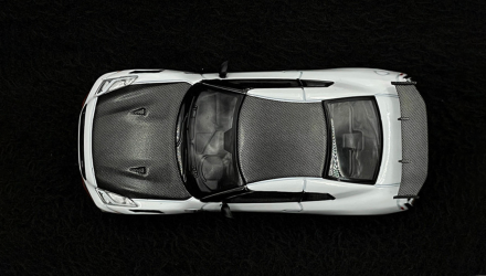 Машинка Premium MINI GT Nissan GT-R Nismo 2024 1:64 MGT01045-CH White - Retromagaz, image 4