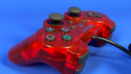 Геймпад Дротовий Sony PlayStation 2 SCPH-10010 DualShock 2 Clear Crimson Red Б/У - Retromagaz, image 4