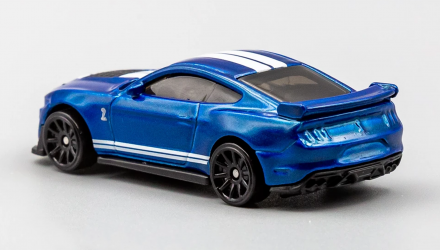 Машинка Базова Hot Wheels 2020 Ford Mustang Shelby GT500 Muscle Mania 1:64 GHB32 Blue - Retromagaz, image 3