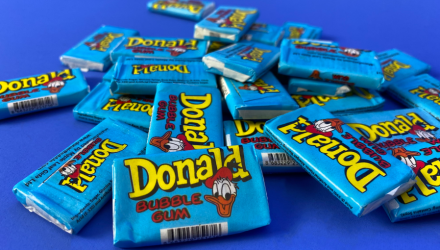 Набор Жевательная Резинка 100шт Donald Bubble Gum Red Blue Yellow Green 4,5g - Retromagaz, image 4