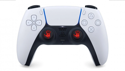 Накладки на Стики 2шт RMC Blood Hand PlayStation 5 4 3 2 1 Xbox Series One 360 Switch 2 Black Red - Retromagaz, image 1