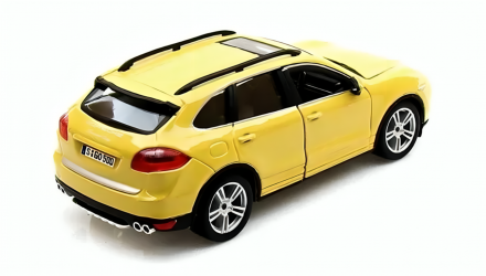 Машинка Bburago Porsche Cayenne Turbo 1:24 Yellow - Retromagaz, image 2