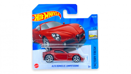 Машинка Базовая Hot Wheels Alfa Romeo 8C Competizione Factory Fresh 1:64 HCV56 Red - Retromagaz, image 1