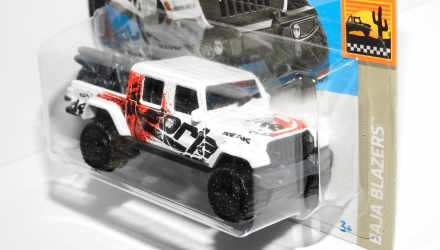 Машинка Базова Hot Wheels '20 Jeep Gladiator Baja Blazers 1:64 HCW66 White - Retromagaz, image 2