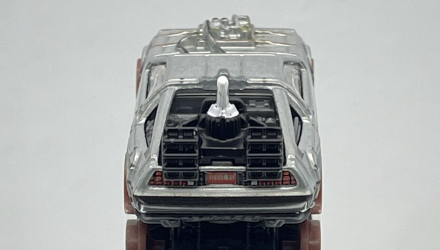 Машинка Premium Hot Wheels Back to the Future Time Machine - 1955 DMC Delorean Pop Culture 1:64 HXD99 Silver - Retromagaz, image 5