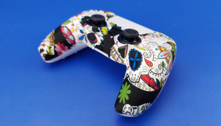 Чехол Силиконовый RMC PlayStation 5 Big Skulls Black Новый - Retromagaz, image 2