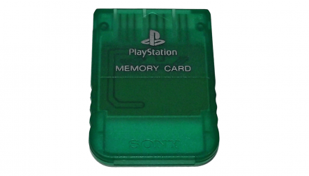 Карта Пам'яті Sony PlayStation 1 2MB Trans-Green Б/У - Retromagaz, image 1