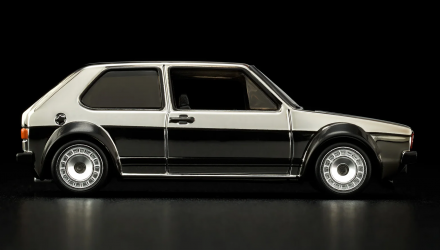 Машинка Premium Hot Wheels 1976 Volkswagen Golf MK1 GTI Red Line Club RLC 1:64 JCP07 Grey - Retromagaz, image 3