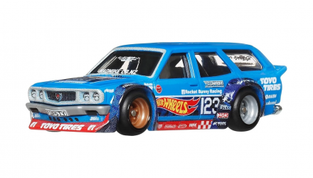Машинка Premium Hot Wheels Mazda RX-3 II Ronin Run 1:64 JBK50 Blue - Retromagaz, image 1