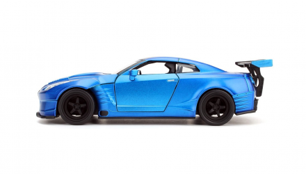 Машинка Jada 2012 Nissan Skyline GT-R (R35) Ben Sopra 6 Fast & Furious 1:24 Blue - Retromagaz, image 1