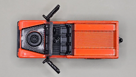 Тематична Машинка Matchbox 1965 Land Rover Gen II Pickup Super Chase Moving Parts 1:64 JBX05 Orange - Retromagaz, image 5