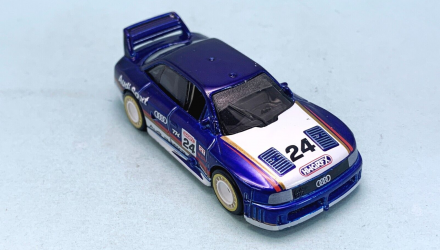 Машинка Базовая Hot Wheels Audi '90 Quattro Super Treasure Hunt STH Turbo 1:64 HTF36 Blue - Retromagaz, image 4