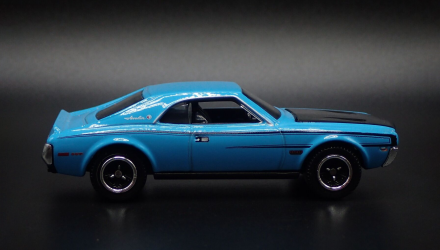 Тематическая Машинка Matchbox 1970 AMC Javelin Moving Parts 1:64 FWD28/HVM76 Blue - Retromagaz, image 5