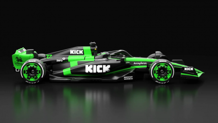 Машинка Premium Hot Wheels KICK Sauber F1 Team (#77) Formula One 1:64 JBM13 Green - Retromagaz, image 4