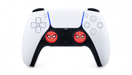 Накладки на Стики 2шт RMC Spider-Man PlayStation 5 4 3 2 1 Xbox Series One 360 Switch 2 Red White - Retromagaz, image 1