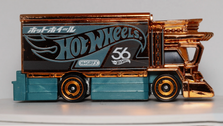 Тематична Машинка Hot Wheels Raijin Express Green and Gold 1:64 HVX03 Gold - Retromagaz, image 4